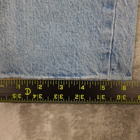 Levi's jeans Wedgie Straight women's 25 light wash blue red tab big E premium - Picture 9 of 16